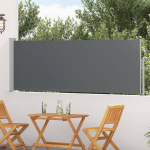 I&scaron;traukiama &scaron;oninė užuolaida Antracito 500 x 100 cm Poliesteris