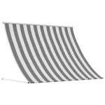 Pavėsinė Antracito ir baltos 400 x 150 cm