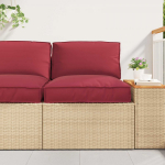 Pallet pagalvių rinkinys 2 pcs Smėlio Oksfordo audinys