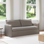 Sofa Taupe 196 x 82 x 85 cm audinys