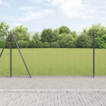 Tvorelės stulpas Pilka 10 x 1,2 m (16 x 16 mm tinklas)