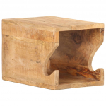 Prie sienos montuojamas dviračių stovas, 35x25x25cm, mango