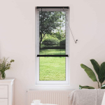 Venecijos žaliuzės Reguliuojamas Juoda 150 x 50 cm PVC