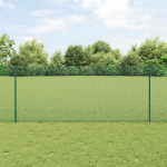 Tvora su stulpais Žalia 1 x 50 m Plienas ir PVC