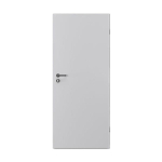 PLIENINĖS DURYS BASIC BALTOS RAL9010 852X2030X40 DE&Scaron;ININĖS