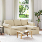 Sofa Kreminė 215 x 138 x 80 cm audinys