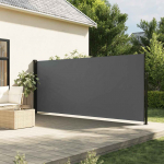 I&scaron;traukiama &scaron;oninė markizė, antracito spalvos, 180x600cm