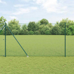 Tvorelės stulpas Žalia 10 x 1,6 m (16 x 16 mm tinklas)