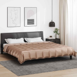 Pilna metų antklodė Auksinė 240 x 260 cm Satin ir mikropluo&scaron;tas