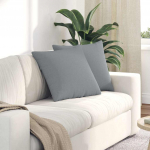 Sofa Pagalvės 2 pcs &Scaron;viesiai pilka 50 x 50 cm audinys