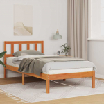 Lovos rėmas Va&scaron;ko ruda 75 x 190 cm Kietos pu&scaron;ies mediena