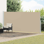 I&scaron;traukiama &scaron;oninė užuolaida Smėlio 600 x 220 cm Poliesteris