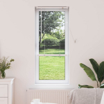 Venecijos žaliuzės Reguliuojamas Balta 150 x 50 cm PVC