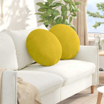 Sėdynių pagalvėlės 2 pcs Geltona &Oslash; 40 x 13 cm Aksomas