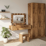 Makiažo stalas Ruda 100 x 40 x 70 cm Apdirbta mediena