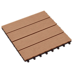 Terasinė Plytelė 11 pcs Tikmedis 30 x 30 cm MPK