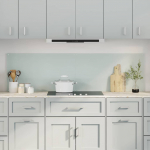 Virtuvės užpakalinė plok&scaron;tė 2 pcs Balta 90 x 50 cm