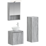 Vonios baldų rinkinys 4 pcs Pilka Sonoma