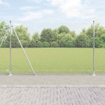 Tvorelės stulpas Sidabro 50 x 1,4 m (13 mm tinklas) Plienas