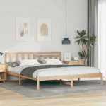 Lovos rėmas Ruda 200 x 200 cm Kietos pu&scaron;ies mediena
