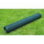 Vielos tinklas, žalias, 25x0,75m, dengtas PVC danga