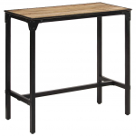 Baro stalas, 110x55x107cm, neapdorotos mango medienos masyvas