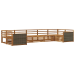 Lauko sofos komplektas 7 pcs Natūrali