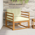 Lauko Vidurinis Sofa Kietos akacijos mediena Natūrali