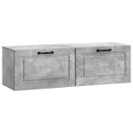 Sieninė TV spintelė Betono pilka 98 x 31 x 30 cm