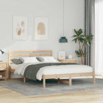 Lovos rėmas Ruda 140 x 220 cm Kietos pu&scaron;ies mediena