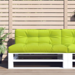 Paletės pagalvėlė, ry&scaron;kiai žalios spalvos, 120x40x12cm, audinys