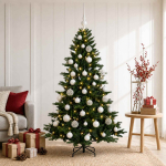 Dirbtinė kalėdinė eglutė su rutuliuku 150 cm 150 LED