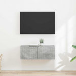 TV sieninė spintelė 2 pcs Betoninė 60 x 31 x 29.5 cm