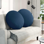 Sėdynių pagalvėlės 2 pcs Mėlyna &Oslash;60 x 21 cm audinys
