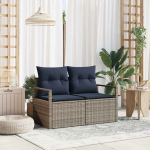 Sodo sofa su pagalve 120 x 62 x 69 cm poliratanas