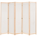 Kambario pertvara, 5 d., kreminės sp., 200x170x4cm, audinys