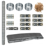 Narvas vi&scaron;čiukams, 268x100x190cm, metalas