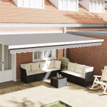 Markizės apdailė &Scaron;viesiai pilka 480 x 20 cm Drobė