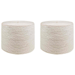 Juto virvė 2 pcs 2 Balta 100% Tossa jutas