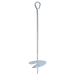 Žemės inkaras 2 pcs Sidabrinė &Oslash;10 x 40 cm Cinkuotas metalas