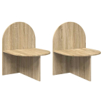 Naktinis staliukas 2 pcs Sonoma ąžuolas 48 x 49 x 65 cm