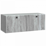 Sieninė TV spintelė Pilka sonoma ąžuolo 78,5 x 31 x 30 cm