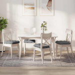 Sėdynių pagalvėlės 4 pcs Tamsiai pilka 40 x 40 cm