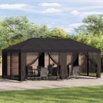 Sodo Paviljonas 6 x 3 m Antracito Poliesteris ir plienas 190
