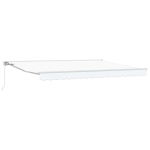 Rankinė sulankstoma markizė Baltas 4 &times; 3 m