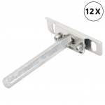 Plūduriuojančių lentynų laikikliai, 12 vnt., &Oslash;12x100 mm, plieno