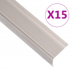 Profiliai laiptams, 15vnt., &scaron;ampano, 90 cm, aliuminis, L formos