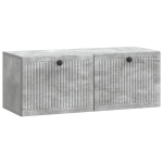 Sieninė TV spintelė Betono pilka 78,5 x 31 x 30 cm