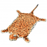 Kilimas leopardas, pliu&scaron;inis, 139 cm, rudas