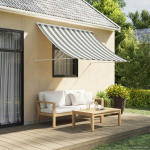 Pavėsinė Antracito ir baltos 200 x 150 cm